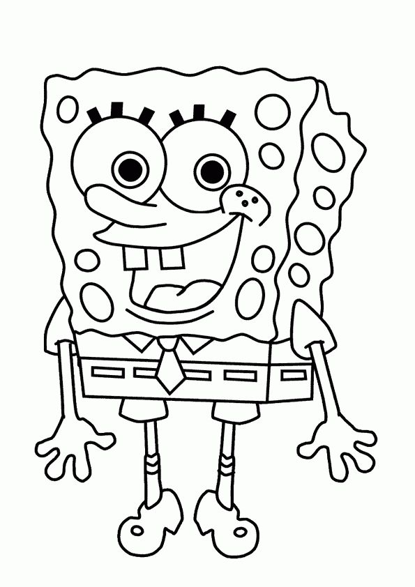 Bob esponjna para colorir spongebob coloring cartoon coloring pages free coloring pages