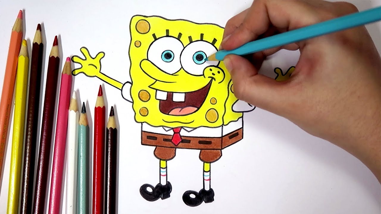 Coo desenhar o bob esponja passo a passo