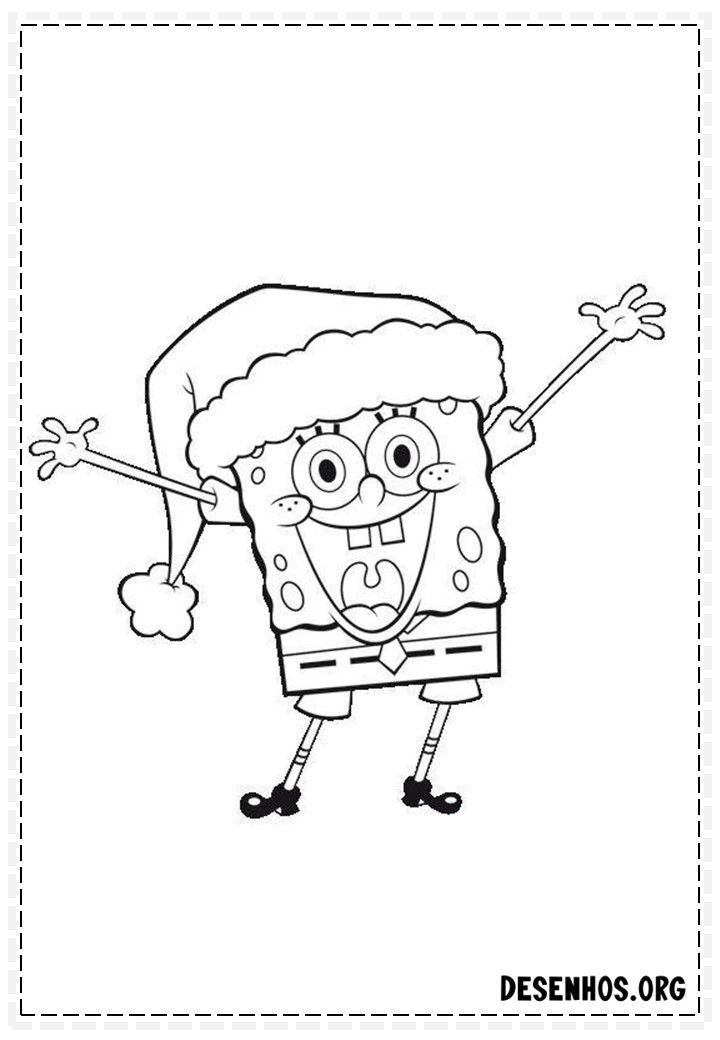 Desenhos do bob esponja para colorir desenho do bob esponja pãginas para colorir pãginas para colorir natal