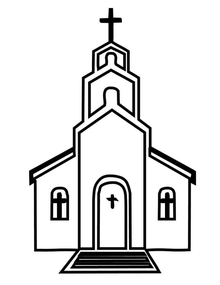 Desenho de igreja catãlica para colorir bible coloring pages coloring pages to print church pictures