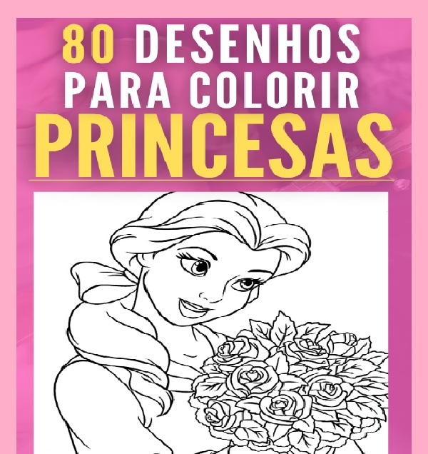 Desenhos para colorir princesas