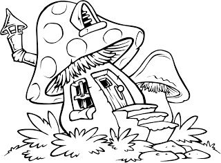 Desenhos moldes e riscos de cogumelo para colorir pintar imprimir muitos desenhos de câ easy coloring pages house colouring pages coloring pages for kids