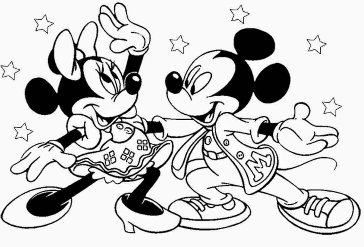 Desenhos do mickey para colorir