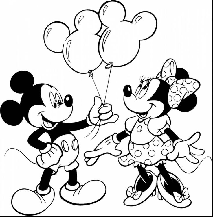 Mickey and minnie coloring pages modest minnie mouse printable coloring pages mickey lovely simple