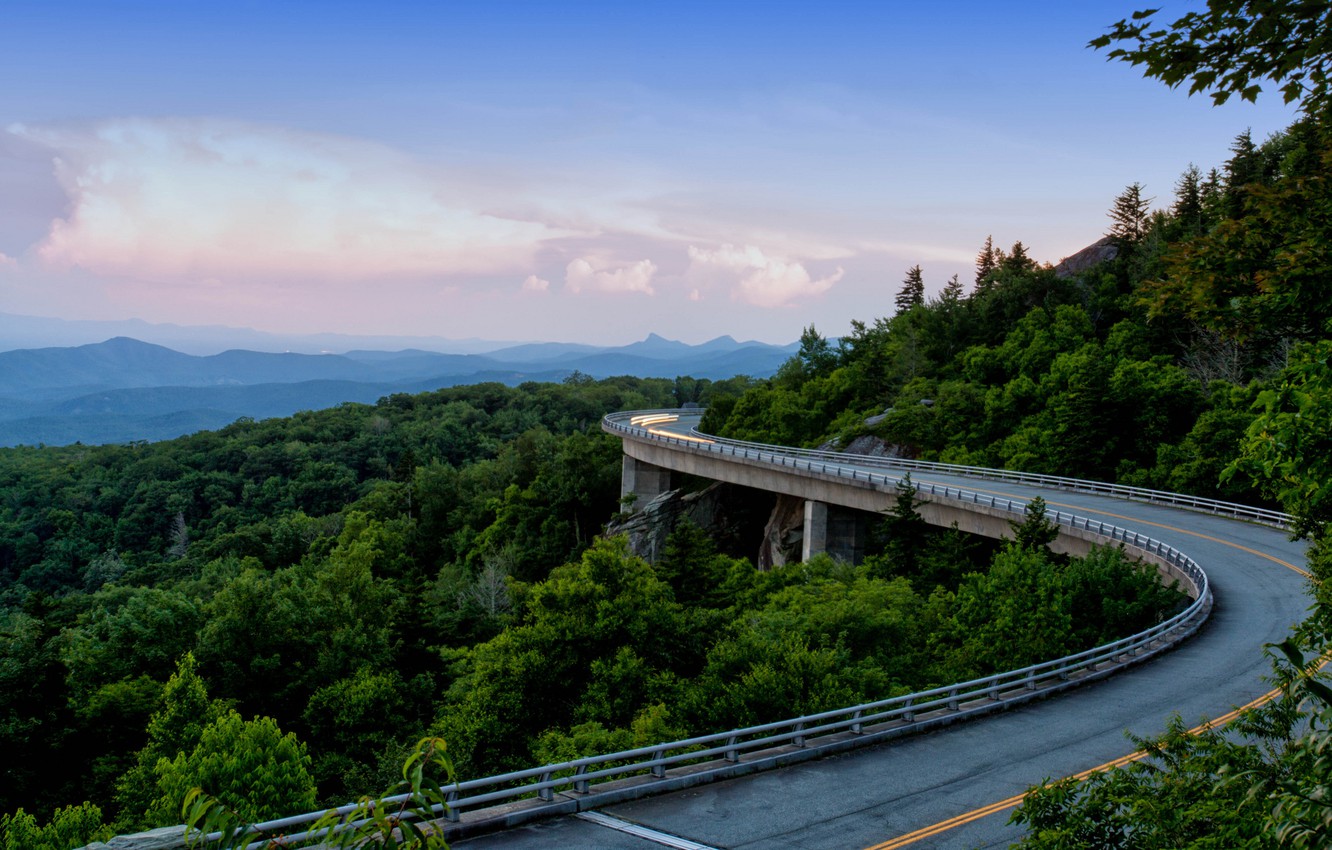 Wallpaper road forest mountains appalachian appalachian mountains blue ridge parkway images for desktop section ððµðð