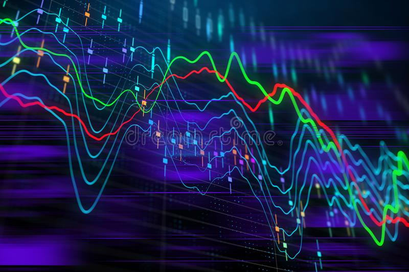 Chart wallpaper stock photos