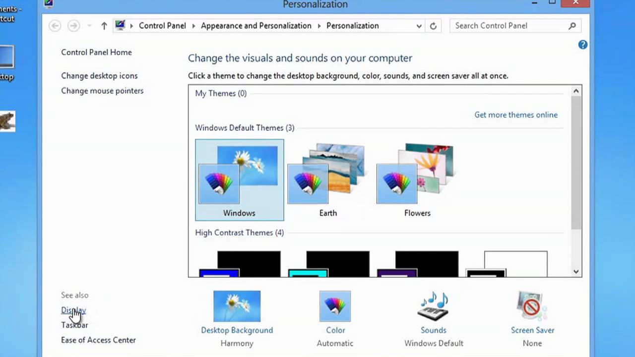 How to see what your desktop background size is puter icons desktops