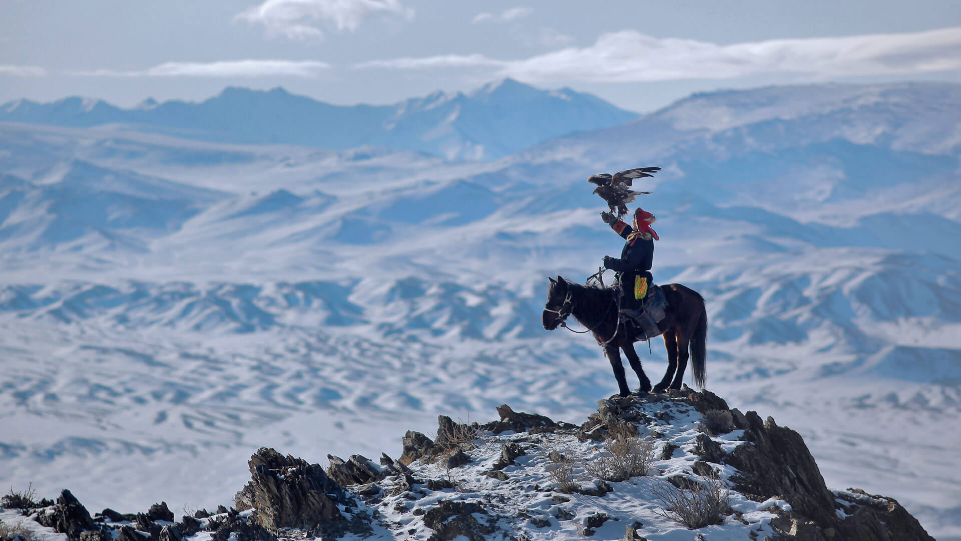 Above the mongolian plains by microsoft wallpapers