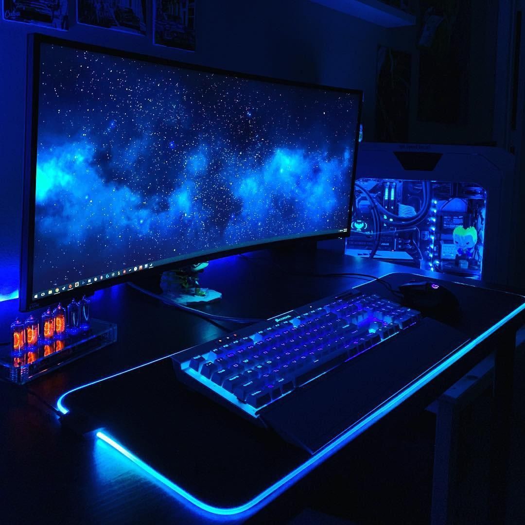 Gaming pc setup wallpapers