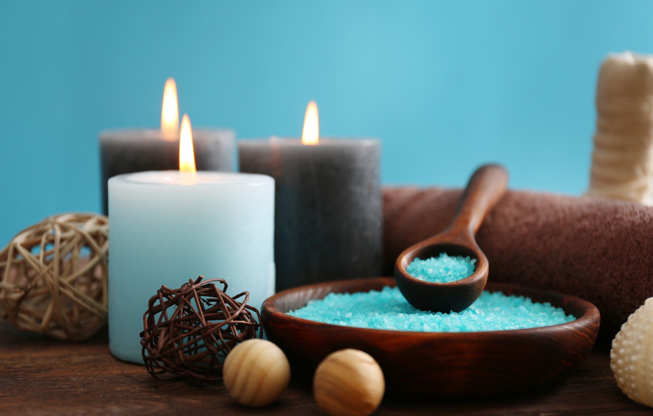 Wallpaper flowers candles relax flowers spa still life candles salt spa salt wellness images for desktop section ñðð