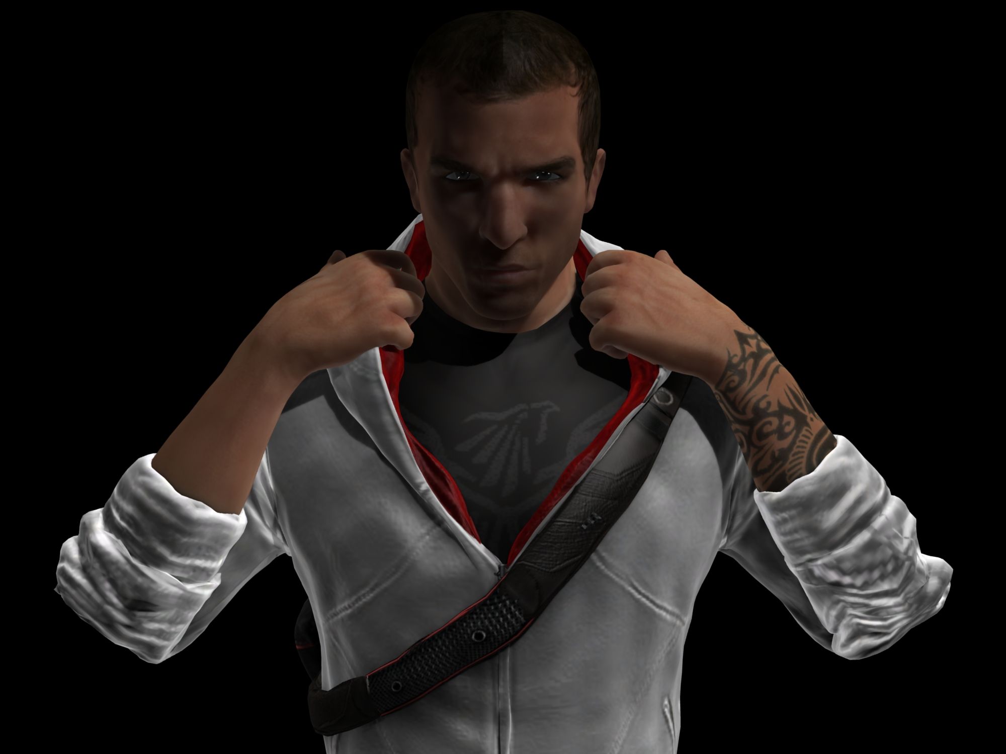 The assassins wallpaper desmond miles desmond miles assassins creed desmond arm tattoo