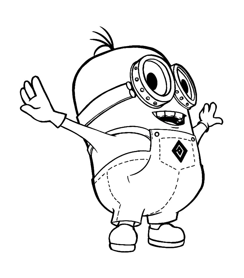 Despicable me coloring pages to print for free