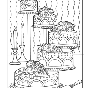 Desserts coloring pages printable for free download