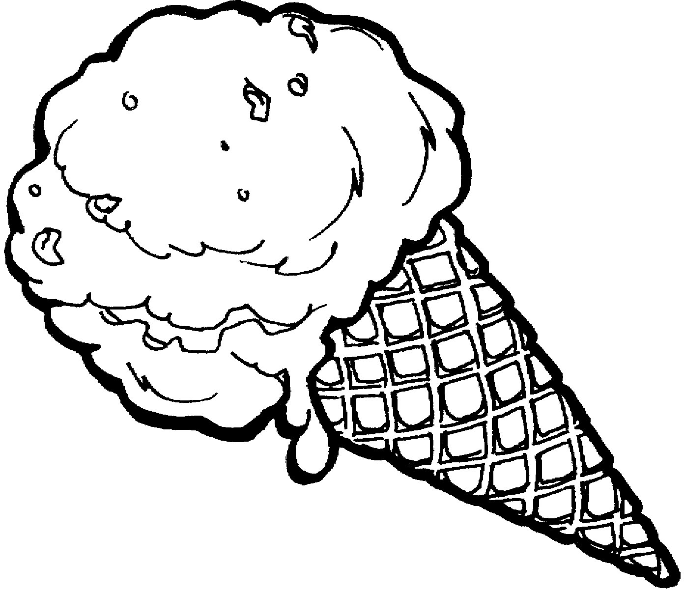 Dessert coloring pages