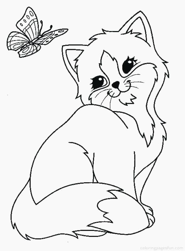 Ãlãgant de coloriage ã imprimer chat image dieren kleurplaten kleurplaten gratis kleurplaten