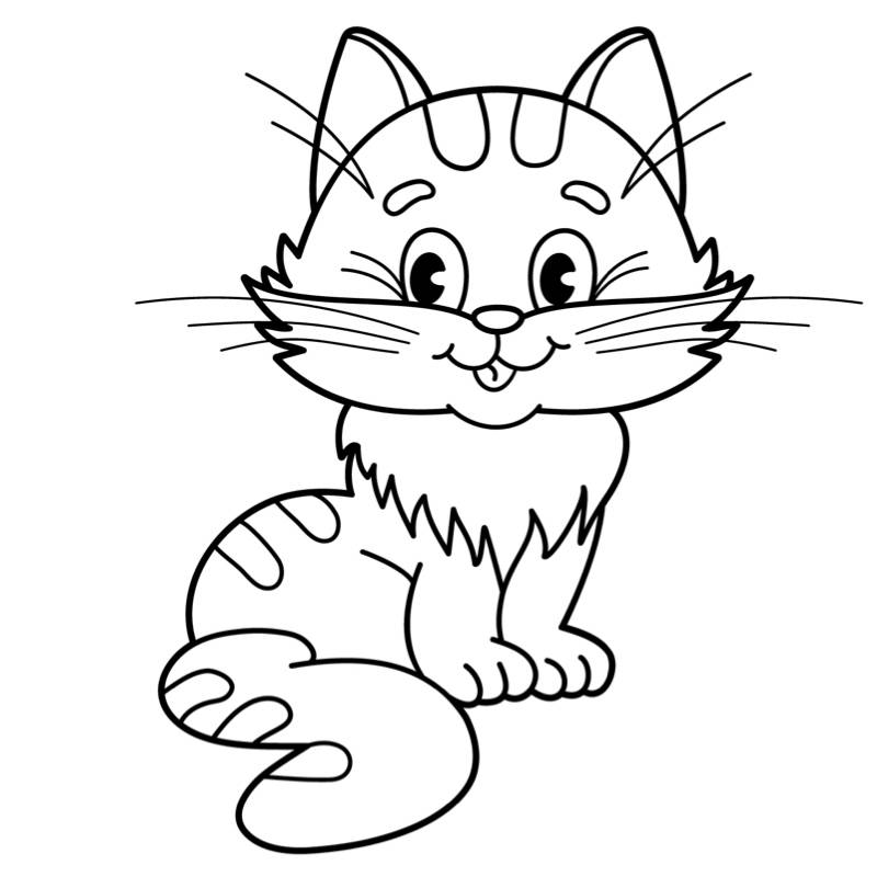 Coloriages sur les chats de toutes sortes