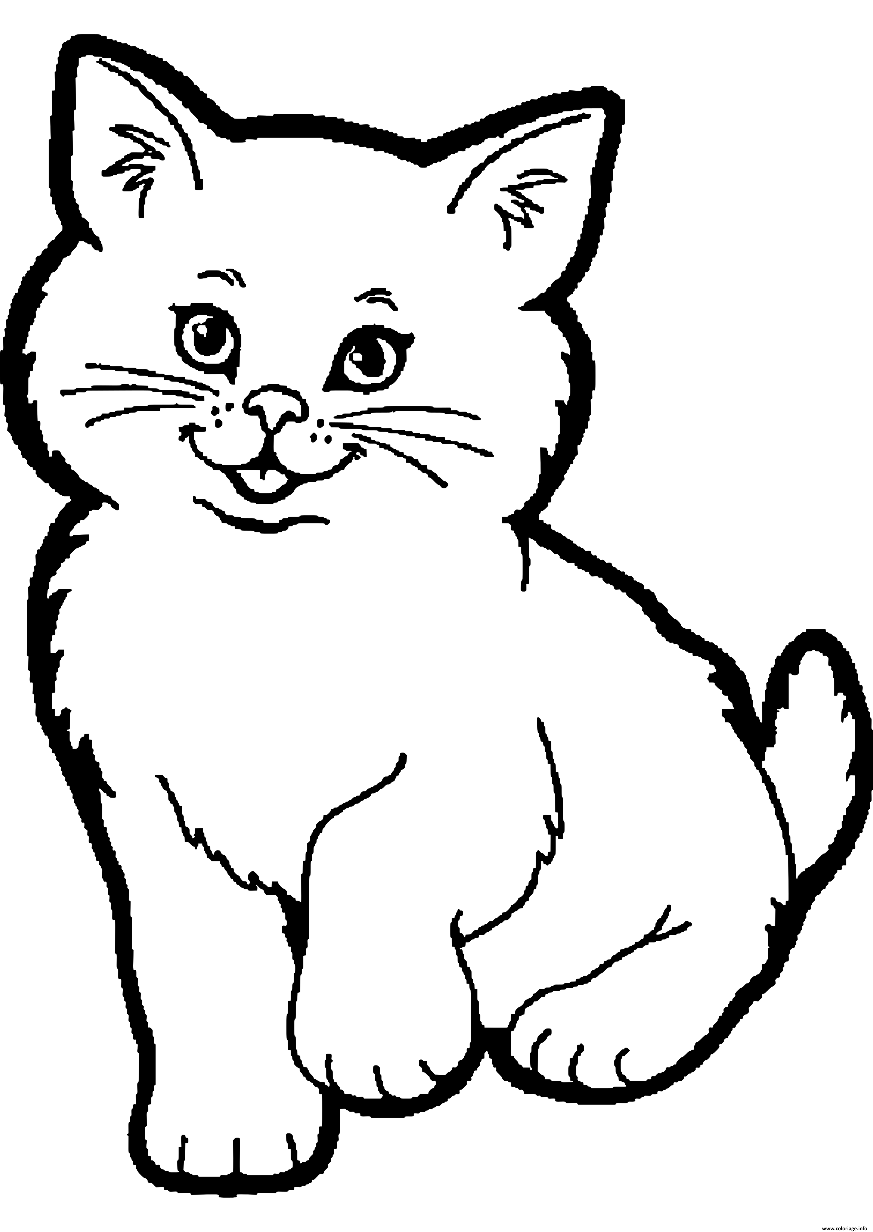 Coloriage dessin animaux chat dessin dessin ã imprimer coloriage chat ã imprimer coloriage chat coloriage chaton