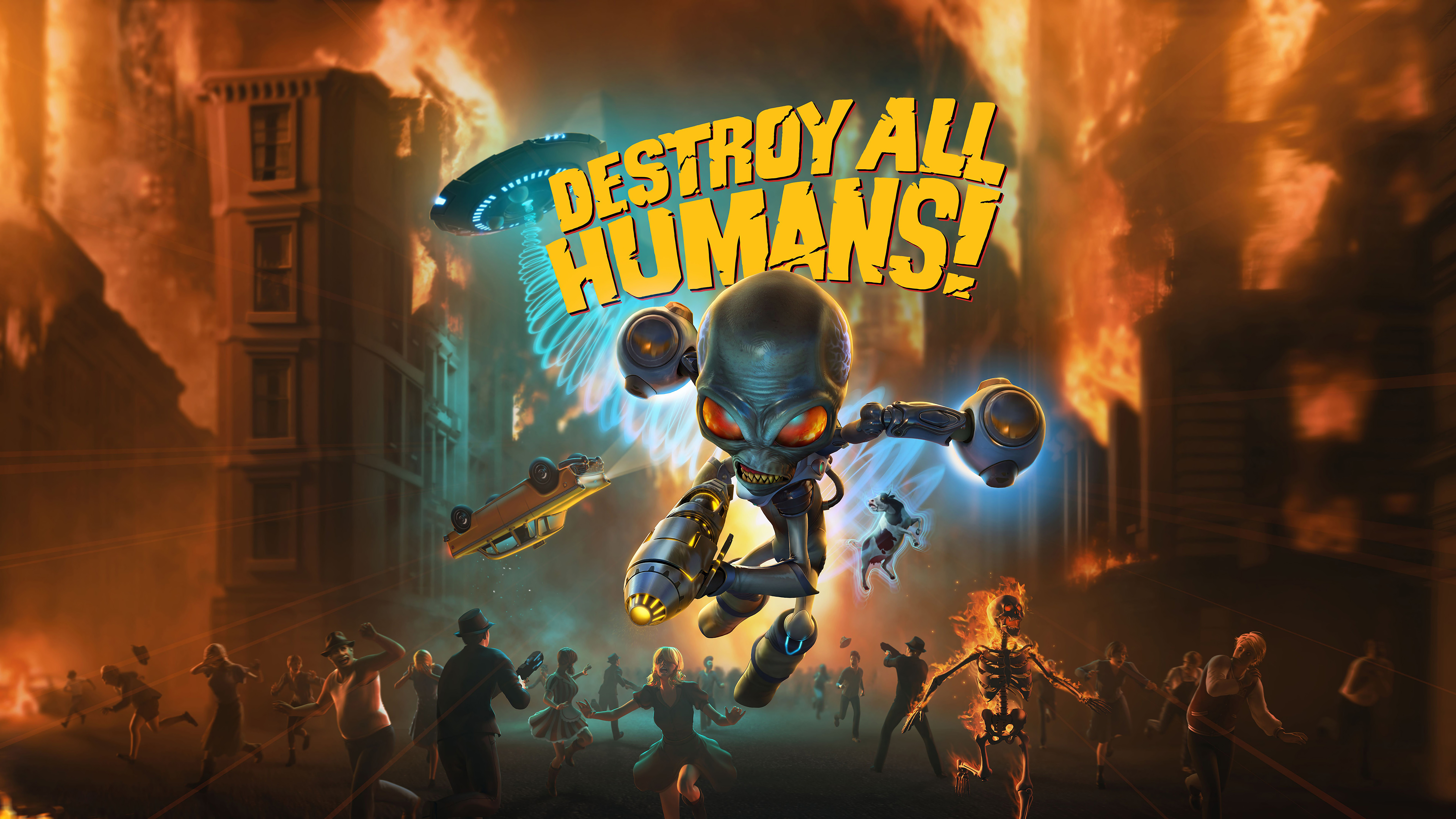 Destroy all humans poster k wallpaper