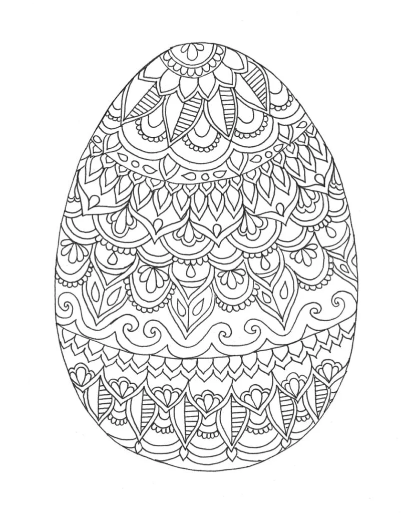 Easter coloring page