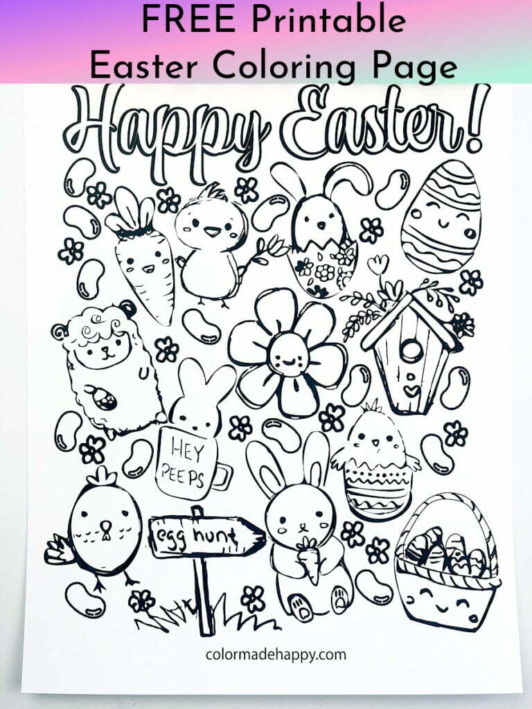 Free printable easter coloring pages