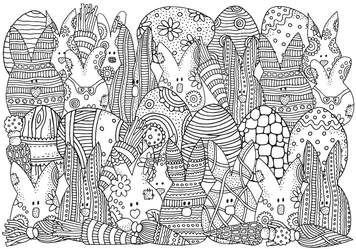 Easter coloring pages free fun printable spring