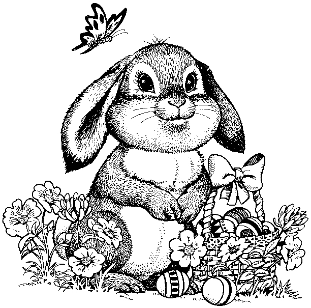 Easter bunny coloring page for adults bunny coloring pages easter bunny colouring detailed coloring pages