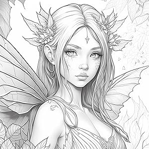 Fairies coloring book for adults beautiful illustrations for relaxation and stress relief larik marijana books
