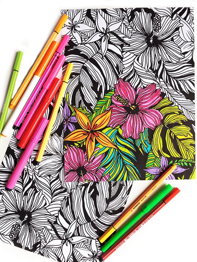 Free adult coloring pages