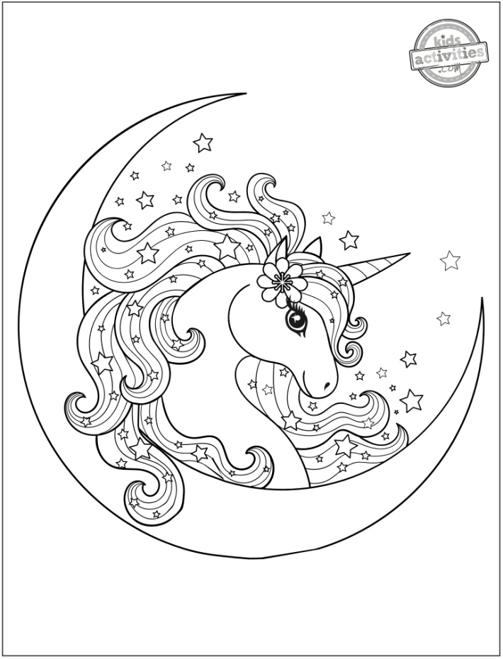 Magical unicorn coloring pages for kids kids activities blog