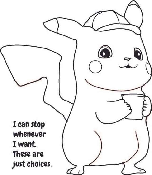 Free pikachu coloring page printable