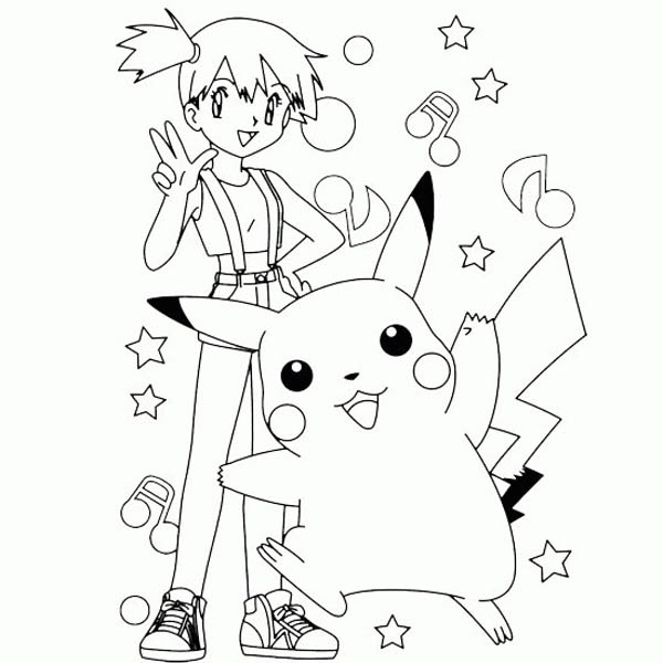 Free printable pikachu coloring pages for kids