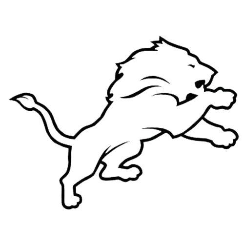 Detroit lions logo black and white detroit lions logo vinyl decals detroit lions