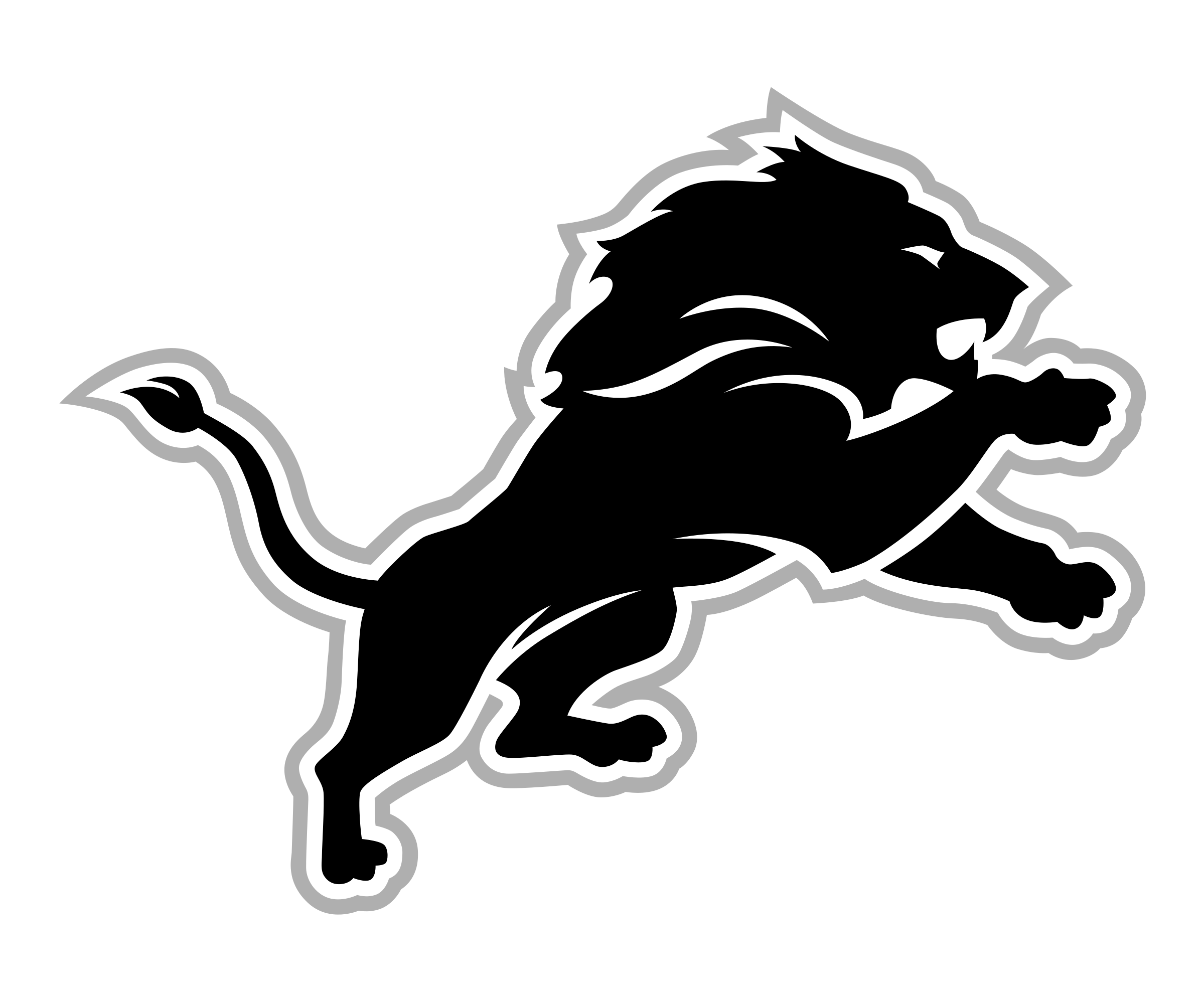 Detroit lions logo png transparent svg vector