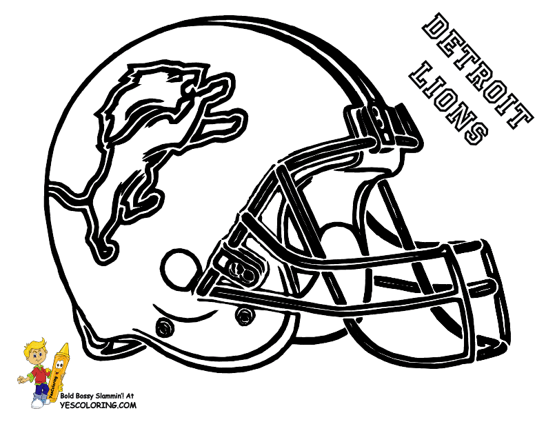 Detroit lions stencil