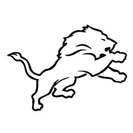 Nfl detroit lions stencil lion stencil detroit lions logo detroit lions craft