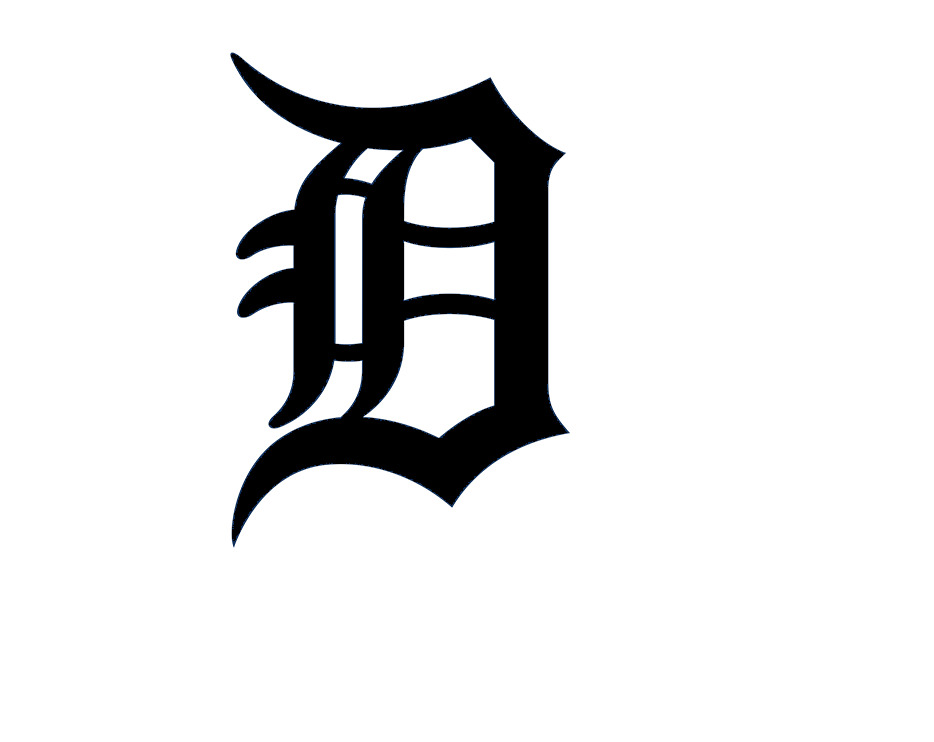 Detroit tigers logo mlb vinyl decal window laptop any size any color