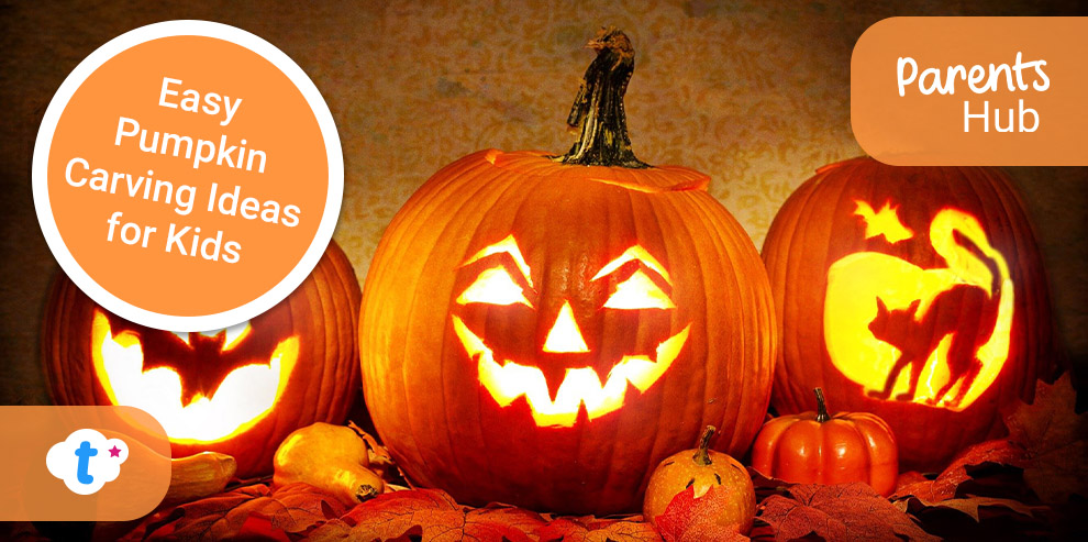 Easy pumpkin carving ideas for kids