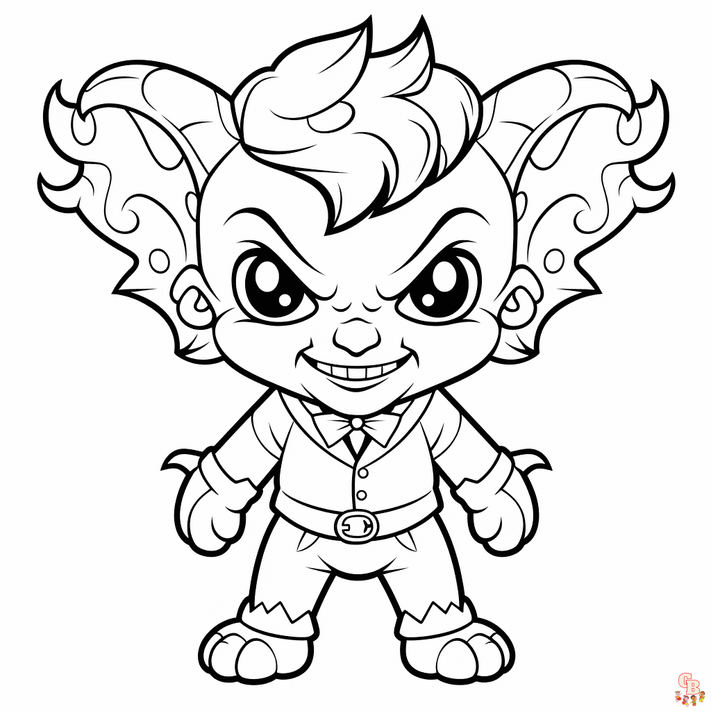 Printable devil coloring pages free for kids and adults