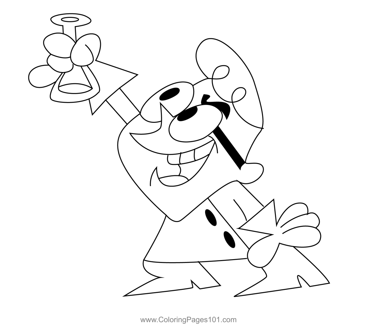 Dexters laboratory coloring page dexter laboratory coloring pages dexter