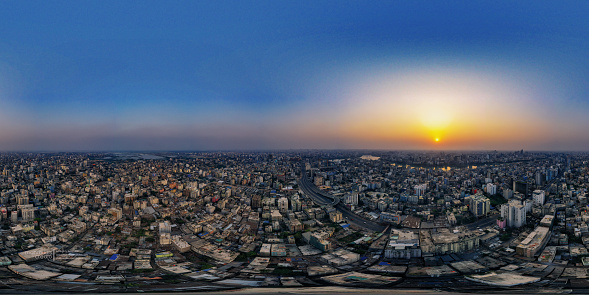 Dhaka City from above Stock Photo | Adobe Stock