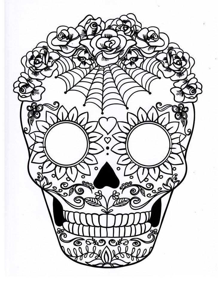 Pin on sugar skull