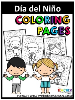 Dia del nião coloring pages by the teacher blog educational supplies