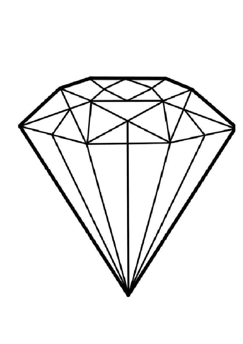 Diamond coloring pages