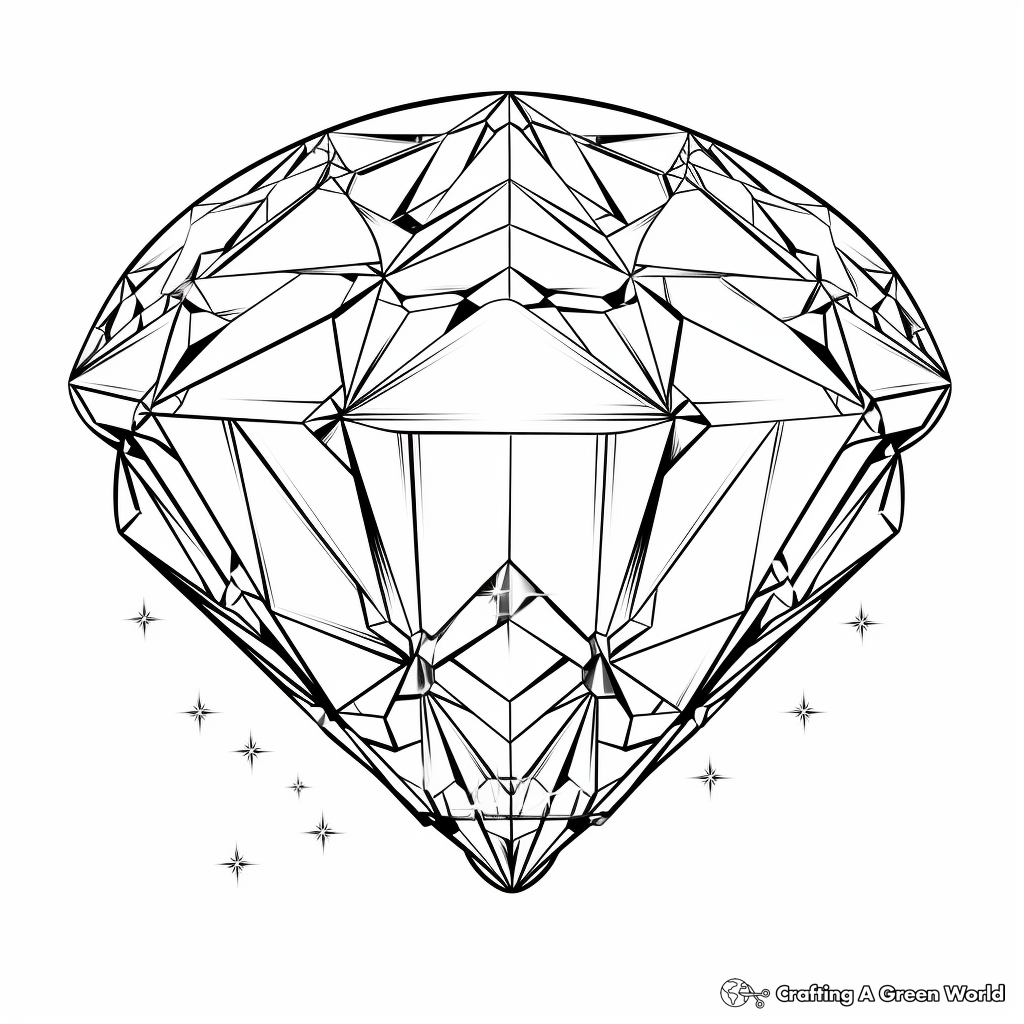 Diamond coloring pages