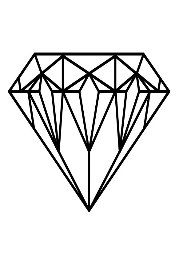 Diamond colorg page shape colorg pages colorg pages diamond drawg