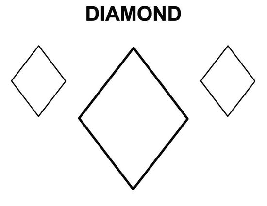 Best diamond shape coloring pages ideas shape coloring pages diamond shapes coloring pages