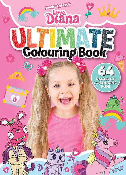 Love diana ultimate colouring book