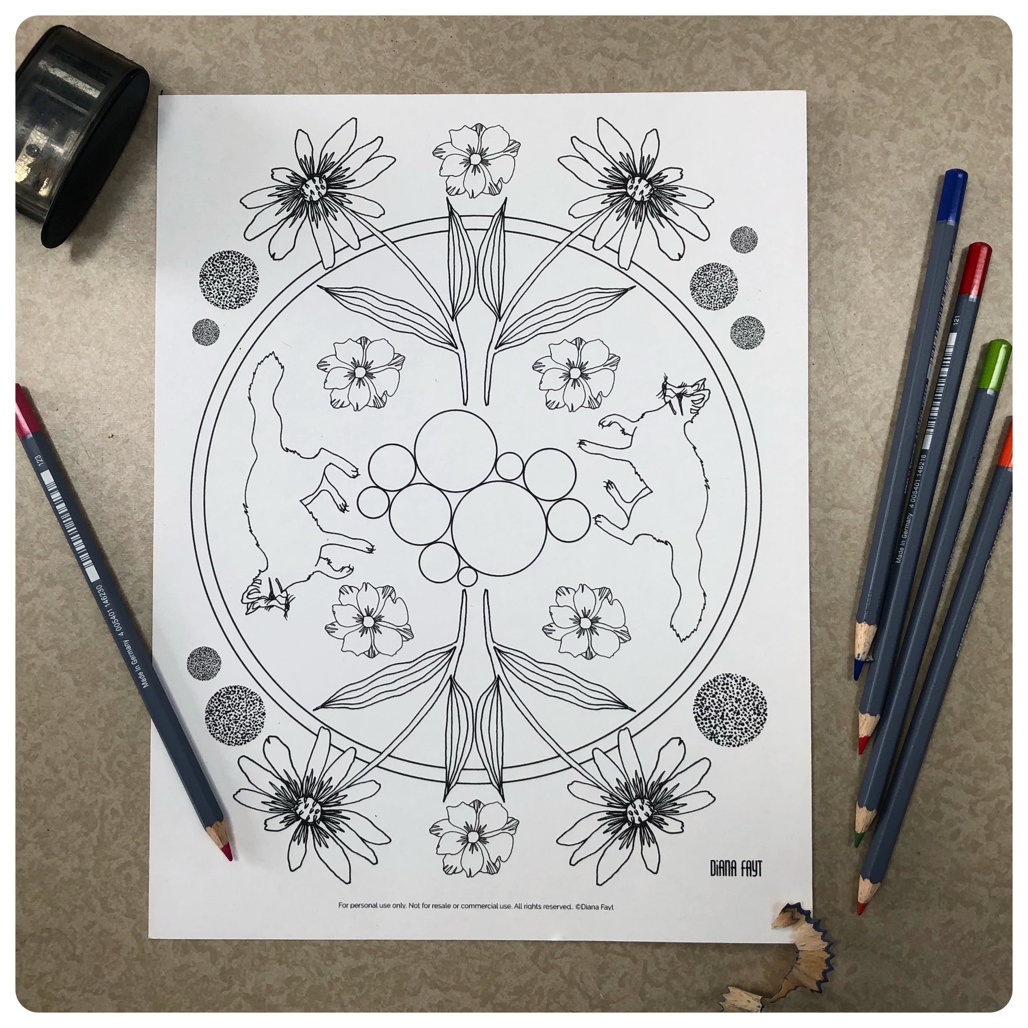 Set of coloring pages â dianafayt