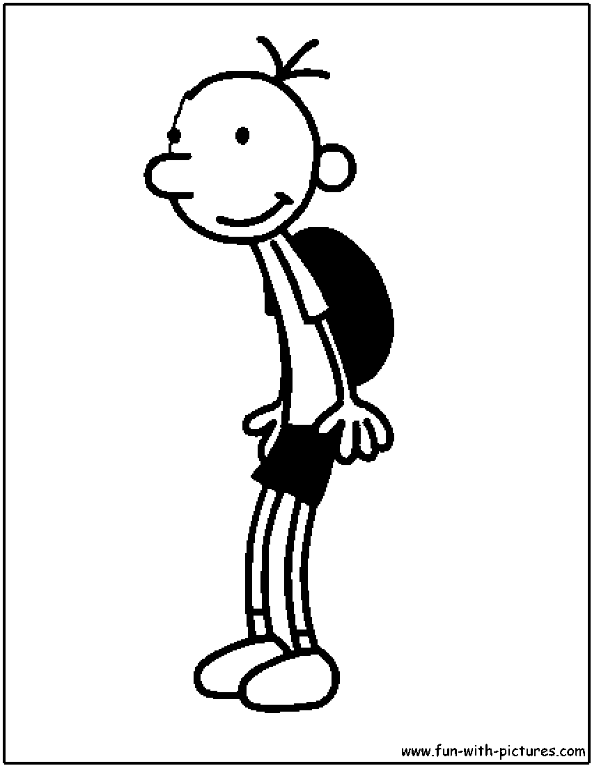 Diaryofawimpykid coloring pages