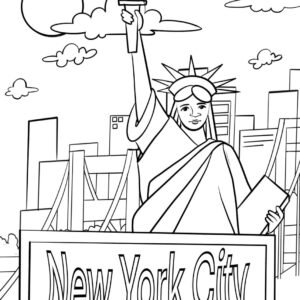 New york coloring pages printable for free download